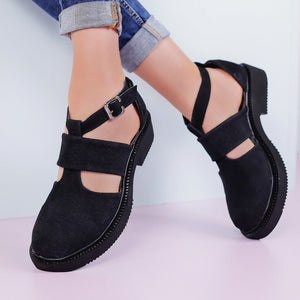 Черни дамски обувки Solara-Black | DMR.