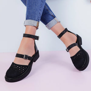 Черни пролетни обувки Casual Jolly-Black | DMR.