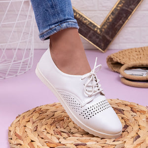 Дамски обувки Lindzy - White | DMR.