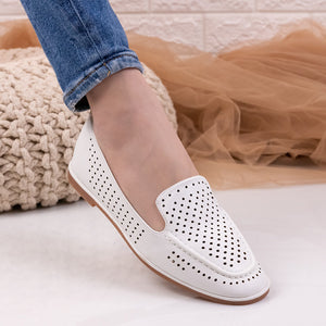 Дамски обувки Hanna - White