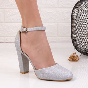 Дамски обувки на ток Orelia - Silver